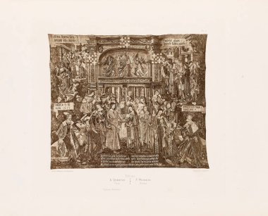 Hıristiyan illüstrasyon. Eski görüntü