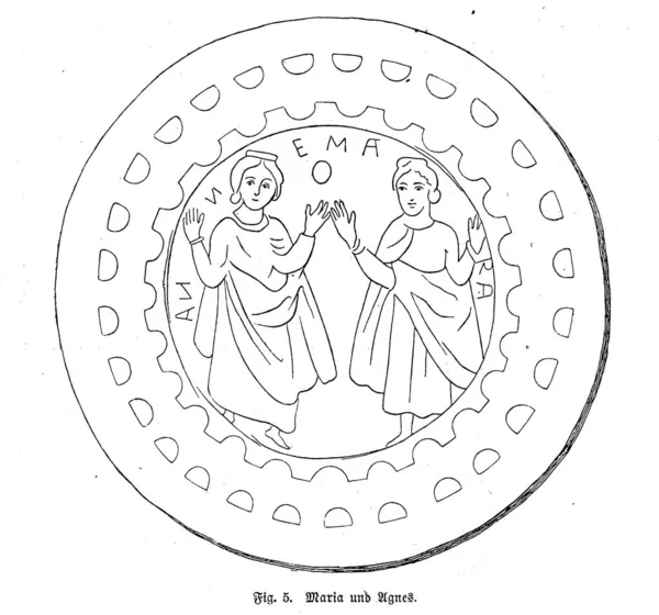 Meryem. Eski illüstrasyon