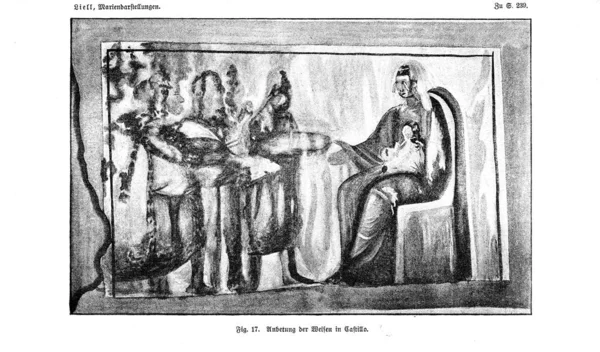 Meryem. Eski illüstrasyon