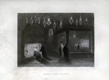 Hıristiyan illüstrasyon. Eski görüntü