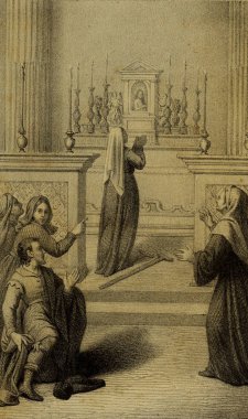 Bazilikası della Santissima Annunziata (En Kutsal Annunciation Bazilikası) harika görüntü etrafında metinlerin Tarihi) 