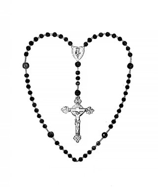 Hıristiyan illüstrasyon. Eski görüntü