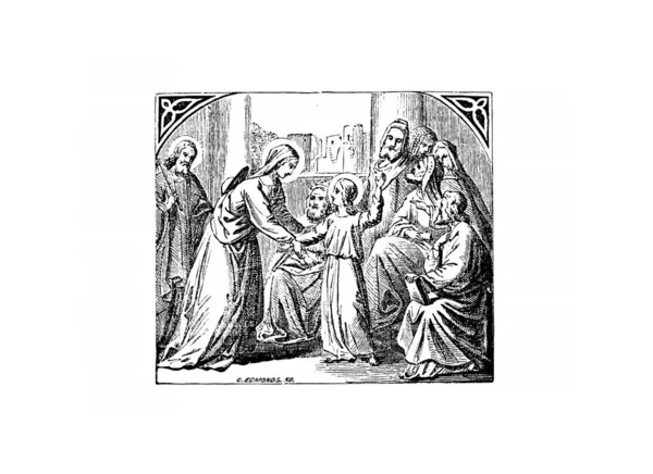 Christian illustration. Old image