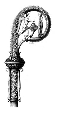 Hıristiyan illüstrasyon. Eski görüntü