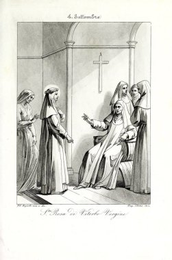 Hıristiyan illüstrasyon. Eski görüntü