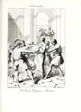 Hıristiyan illüstrasyon. Eski görüntü