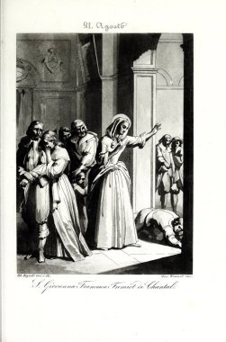 Hıristiyan illüstrasyon. Eski görüntü