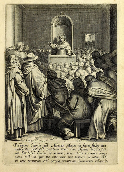 Christian illustration. Old image