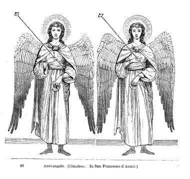 Hıristiyan illüstrasyon. Eski görüntü