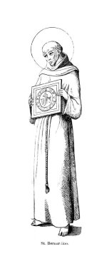 Hıristiyan illüstrasyon. Eski görüntü