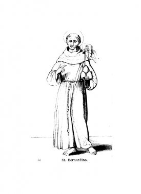 Hıristiyan illüstrasyon. Eski görüntü