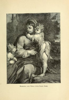 Hıristiyan illüstrasyon. Eski görüntü