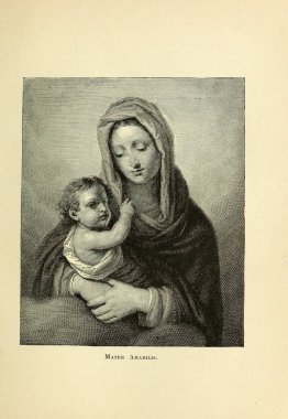 Hıristiyan illüstrasyon. Eski görüntü