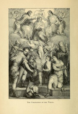 Hıristiyan illüstrasyon. Eski görüntü