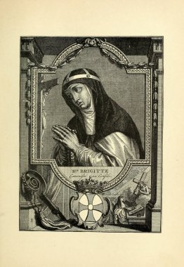 Hıristiyan illüstrasyon. Eski görüntü