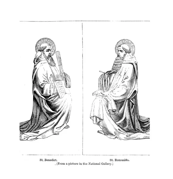 Illustrazione Cristiana Vecchia Immagine — Foto Stock