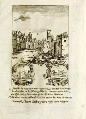 Hıristiyan illüstrasyon. Eski görüntü