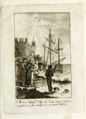 Hıristiyan illüstrasyon. Eski görüntü