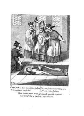 Hıristiyan illüstrasyon. Eski görüntü