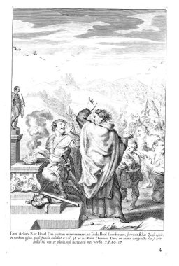 Hıristiyan illüstrasyon. Eski görüntü