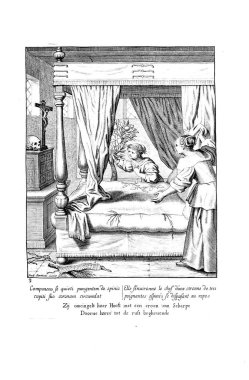 Hıristiyan illüstrasyon. Eski görüntü