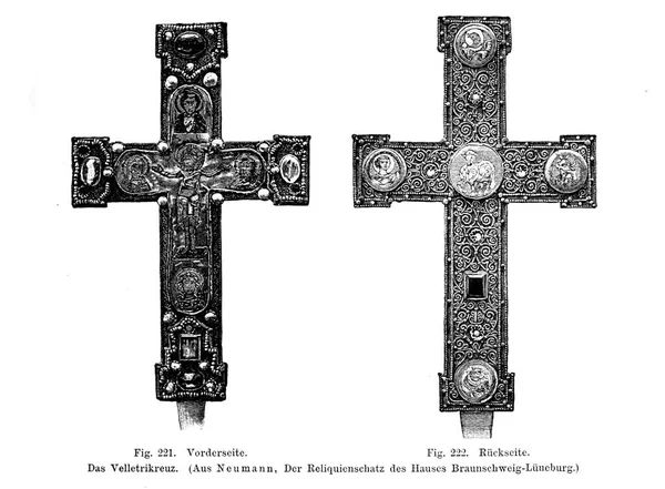 Illustrazione Cristiana Vecchia Immagine — Foto Stock