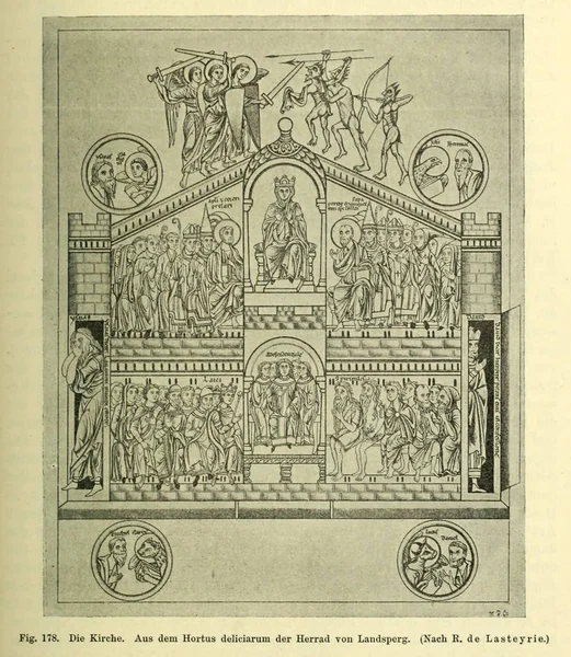 Ilustración Cristiana Imagen Antigua —  Fotos de Stock