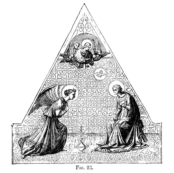 Християнська Ілюстрація Старе Зображення — стокове фото
