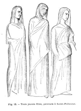 Hıristiyan illüstrasyon. Eski görüntü