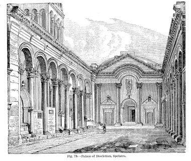 Hıristiyan illüstrasyon. Eski görüntü