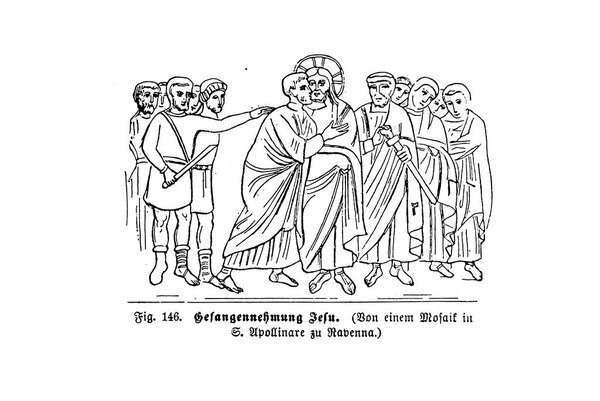 Christian illustration. Old image