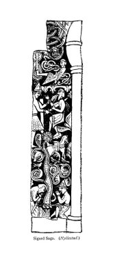  Hıristiyan illüstrasyon. Eski görüntü