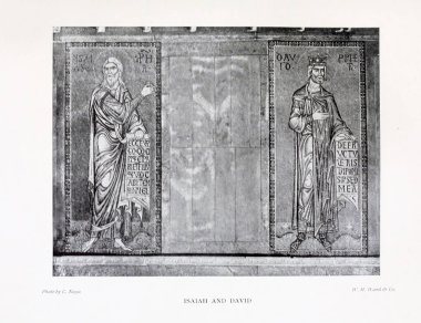  Hıristiyan illüstrasyon. Eski görüntü