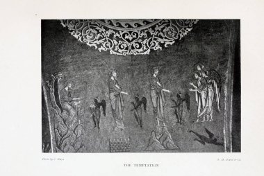  Hıristiyan illüstrasyon. Eski görüntü