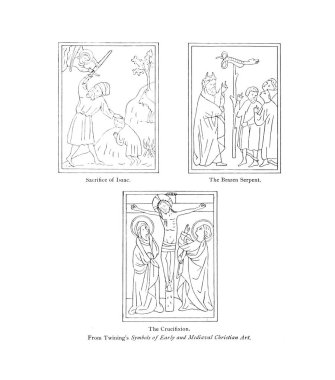  Hıristiyan illüstrasyon. Eski görüntü