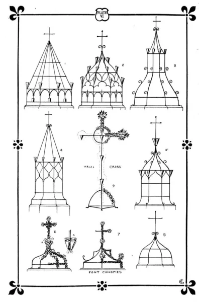 Ilustración Cristiana Imagen Antigua — Foto de Stock