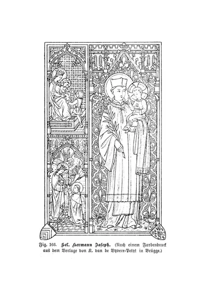Chrześcijańska Ilustracja Stary Wizerunek — Zdjęcie stockowe