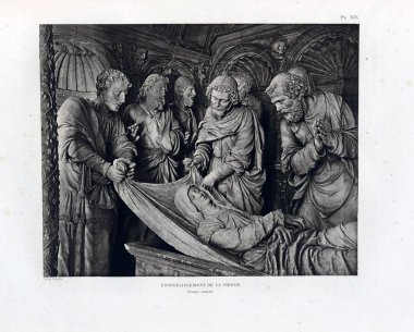 Hıristiyan illüstrasyon. Eski görüntü 