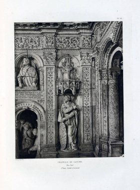 Hıristiyan illüstrasyon. Eski görüntü 