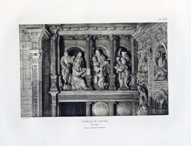 Hıristiyan illüstrasyon. Eski görüntü 