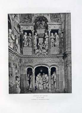 Hıristiyan illüstrasyon. Eski görüntü 