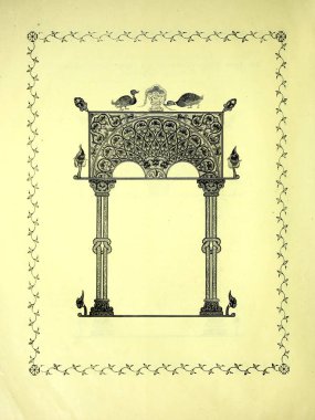 Hıristiyan illüstrasyon. Eski görüntü