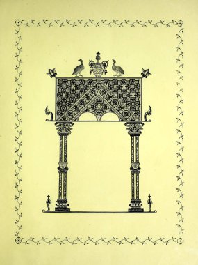 Hıristiyan illüstrasyon. Eski görüntü