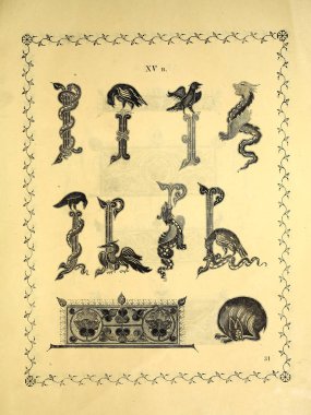 Hıristiyan illüstrasyon. Eski görüntü