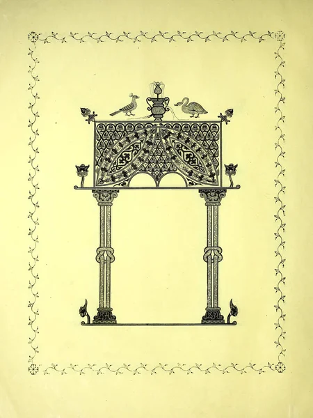 Illustrazione Cristiana Vecchia Immagine — Foto Stock