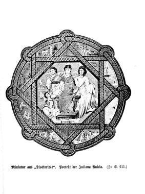 Hıristiyan illüstrasyon. Eski görüntü