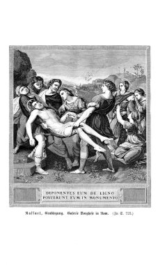 Hıristiyan illüstrasyon. Eski görüntü