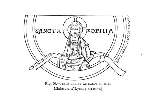 Christian illustration. Old image