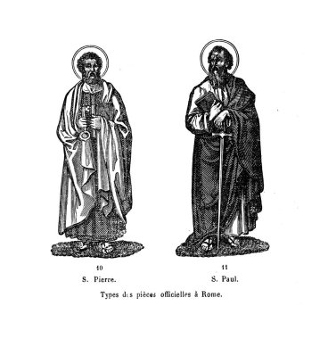 Hıristiyan illüstrasyon. Eski görüntü