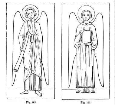 Hıristiyan illüstrasyon. Eski görüntü